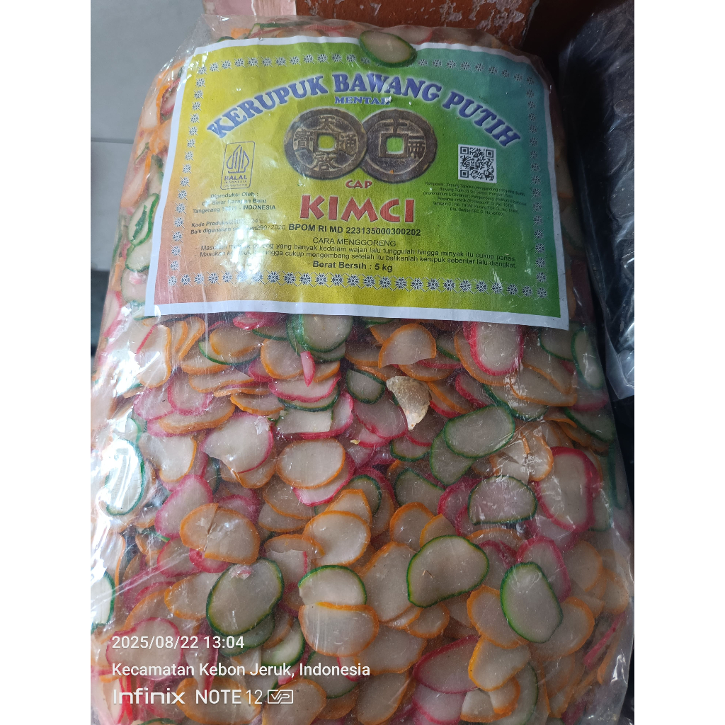 

krupuk Bawang putih Kimci