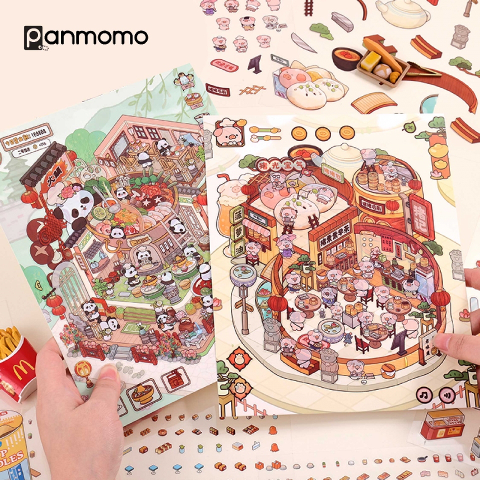 

Panmomo Sticker DIY BIG 3D Korea Satisfying Decoration Landscaping