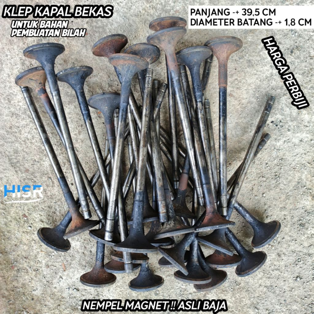 Klep kapal bekas 39,5 cm baja berkualitas nempel magnet bahan pembuatan perbilahan harga perbiji
