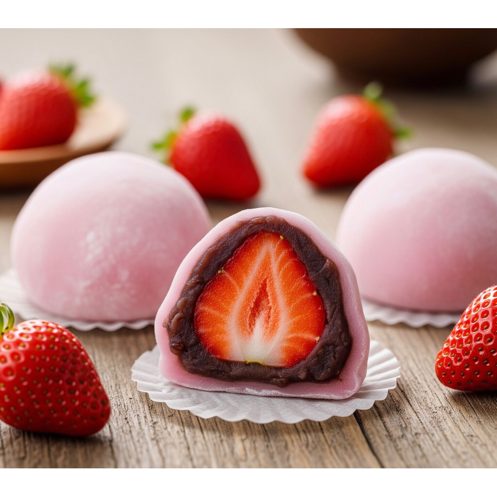 

Daifuku Mochi Strawberry
