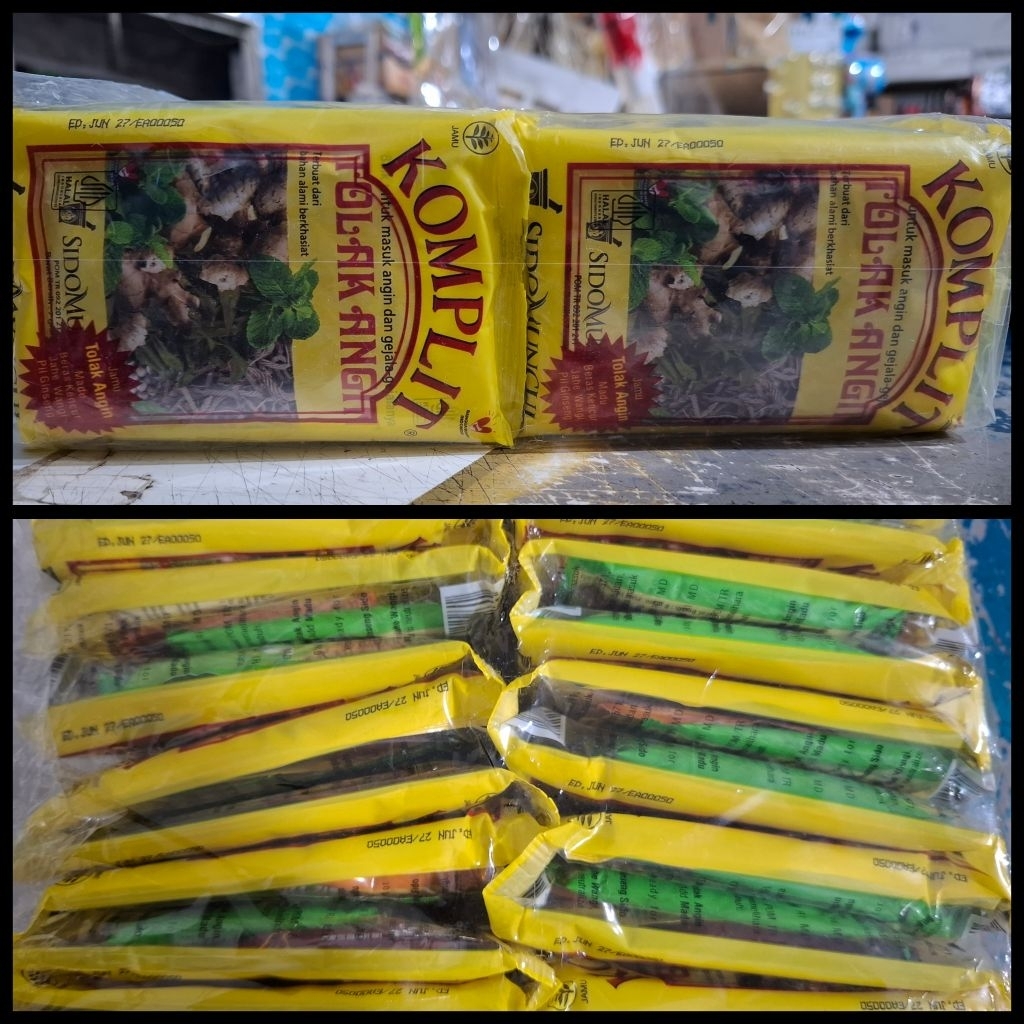 

Komplit Tolak Angin 1 Pak 20 Bungkus