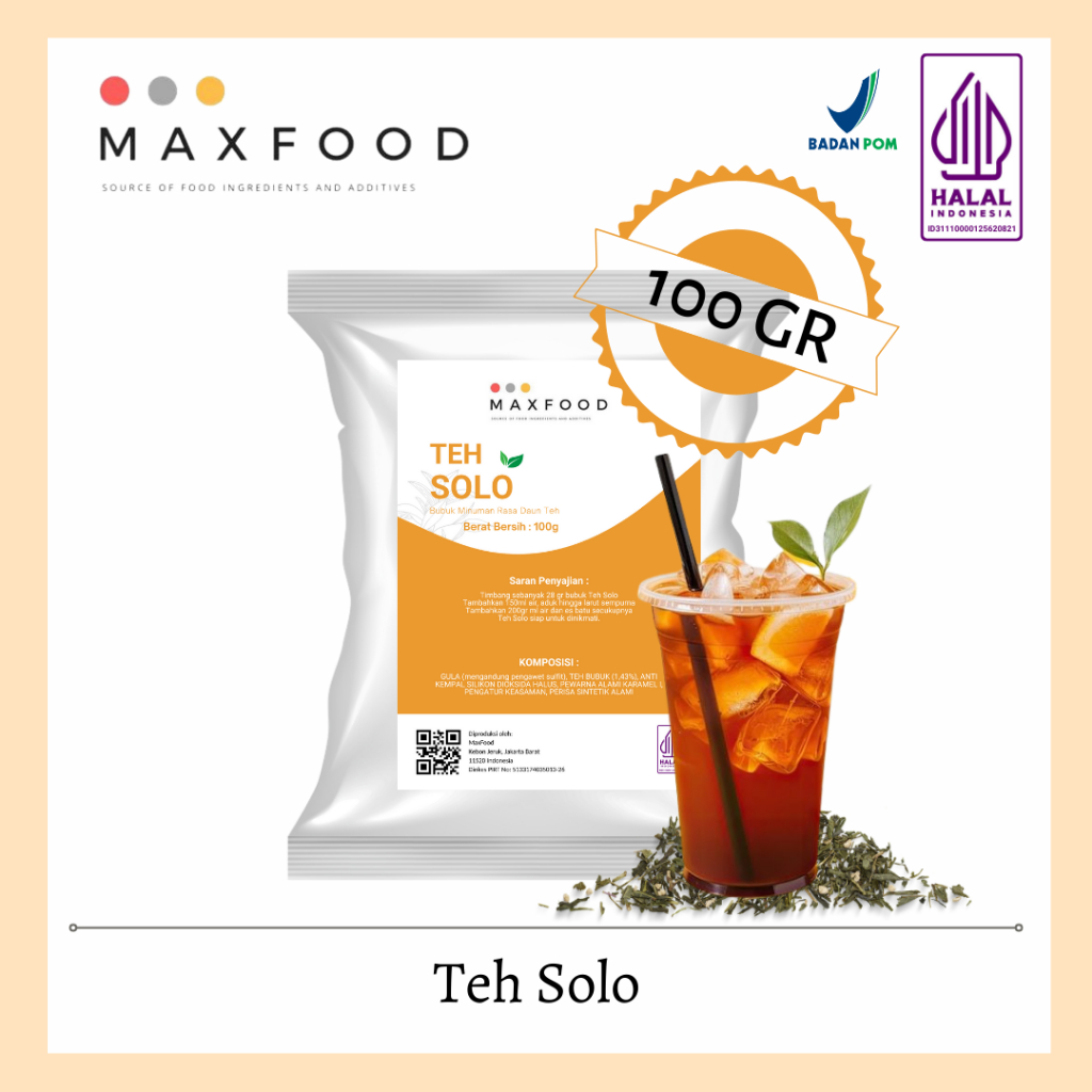 

MAXFOOD - [FLASH SALE] Powder Drink Varian Rasa Mix / Bubuk Minuman Mix Rasa 100 GR