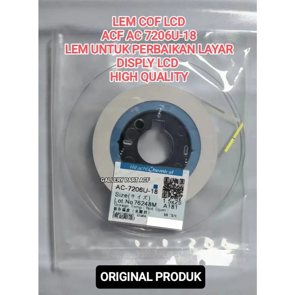 

25cm - lem acf ac 7206u-18 Lem Perekat Fleksibel cof untuk memperbaiki cof lcd tv,