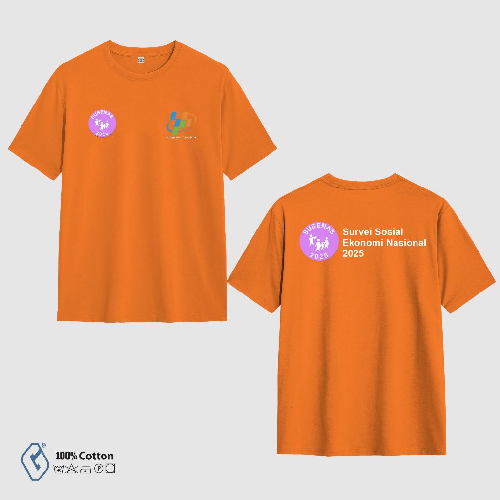 Kaos distro bps susenas / baju bps susenas ekonomi