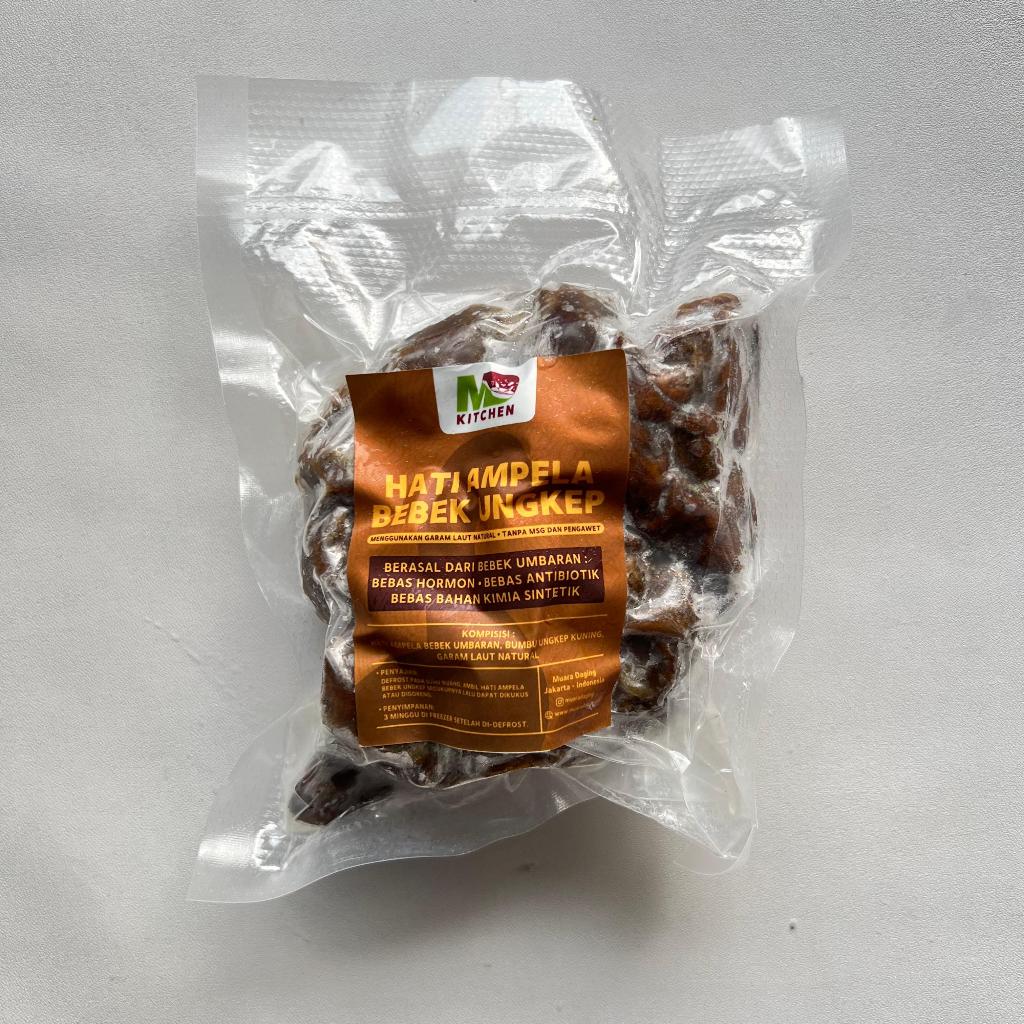 

MD Kitchen Hati Ampela Bebek Ungkep 250gr-BEBEK SISTEM UMBARAN!! ALAMI BEBAS ANTIBIOTIK