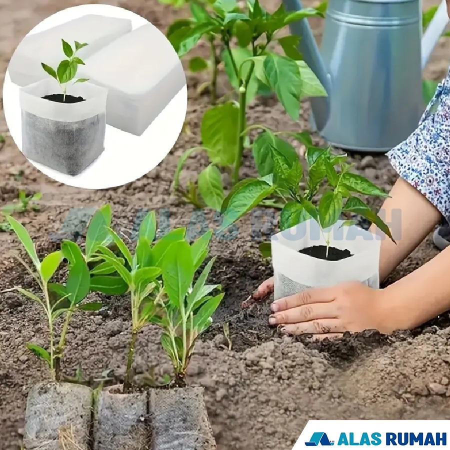 BIODEGRADABLE POLYBAG SEMAI NON WOVEN – NURSERY POT DISPOSABLE