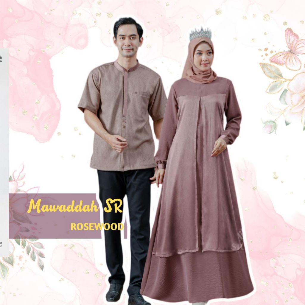 Family Set Premium Baju Lebaran Couple Pasangan Kekinian Sarimbit Keluarga 2025  Mawaddah Family