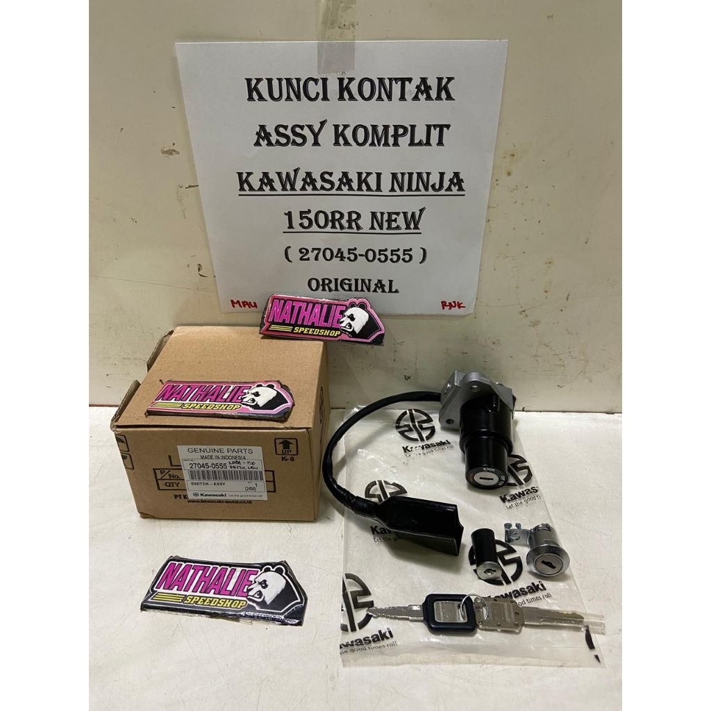 KUNCI KONTAK ASSY KOMPLIT KAWASAKI NINJA 150RR NEW ( 27045-0555)  ORIGINAL