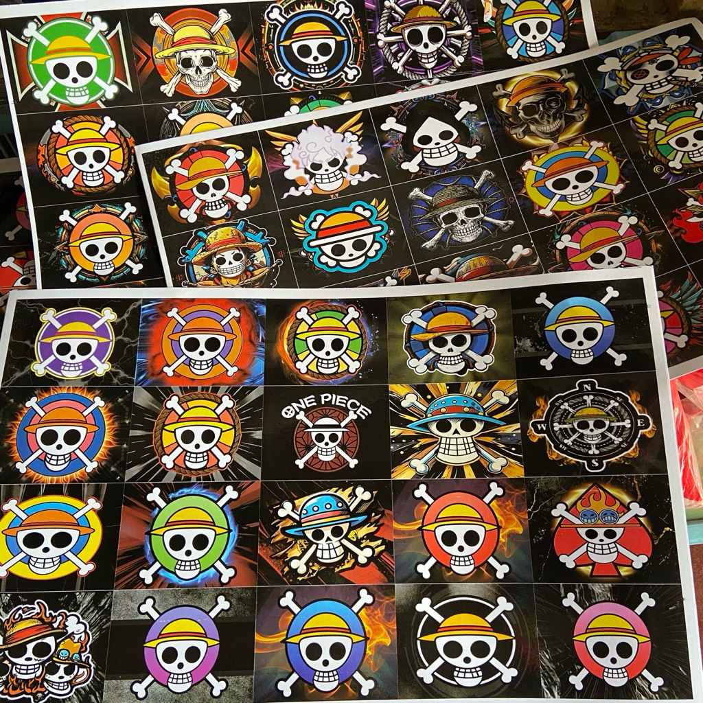 

STIKER ONEPIECE 1 LEMBAR 20PCS