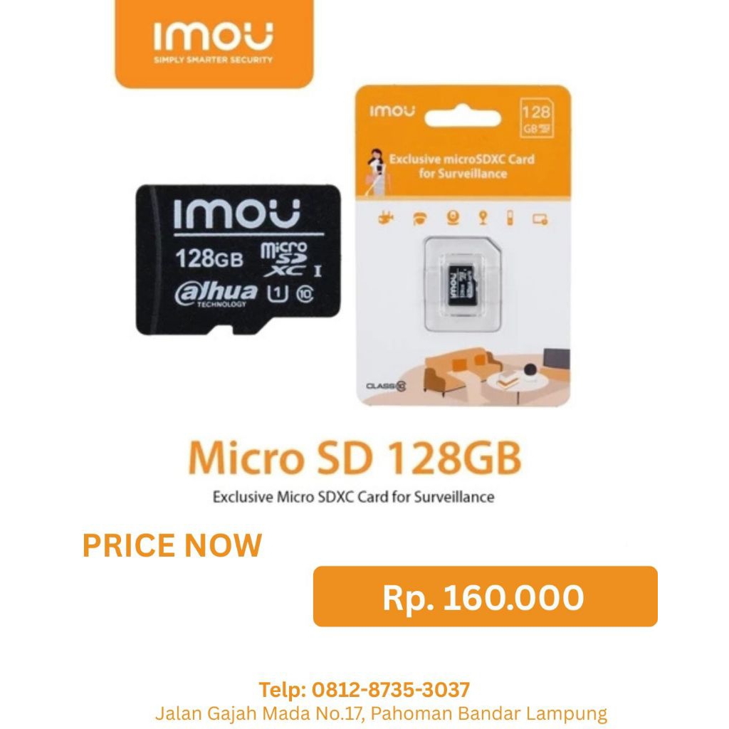 IMOU Memory Card CCTV 128GB