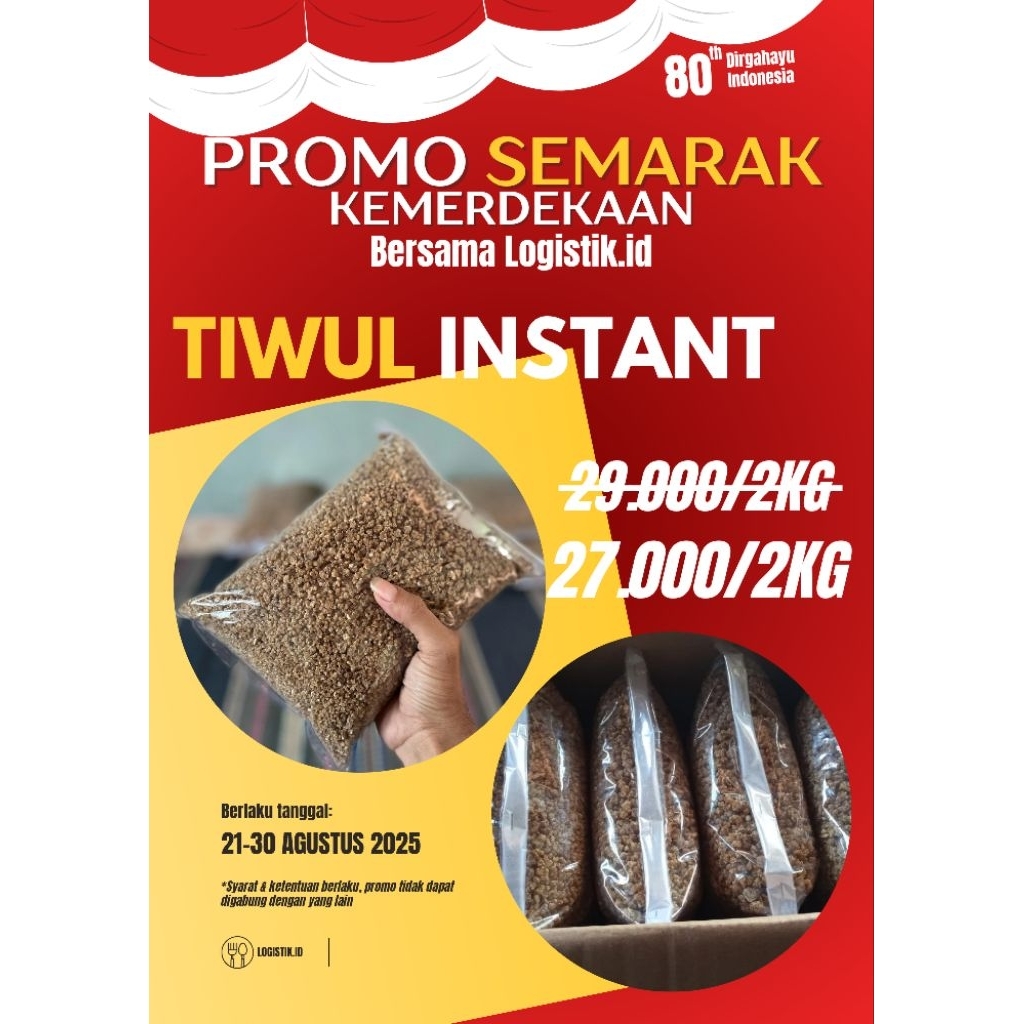 

[2KG]–OYEK SINGKONG/TIWUL INSTANT/MAKANAN RENDAH KALORI/UNTUK DIET
