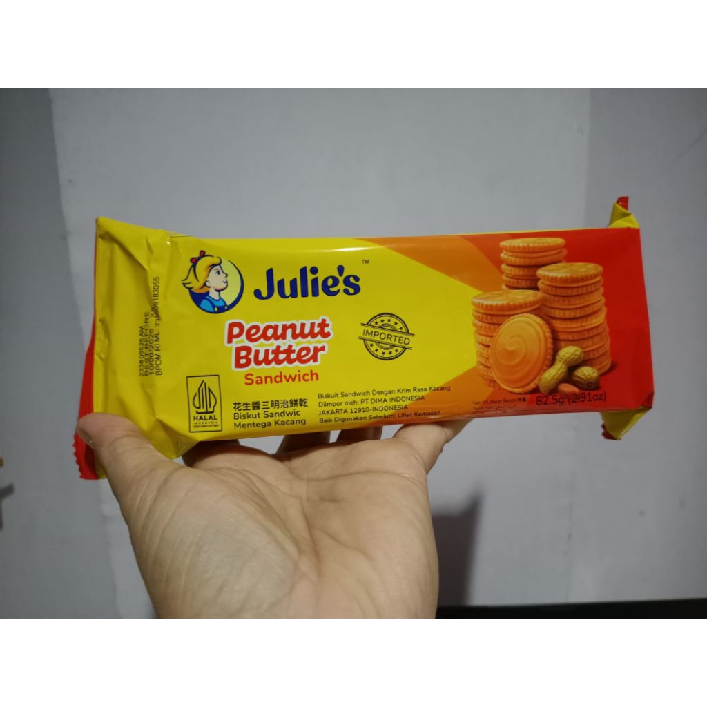 

JULIE'S PEANUT BUTTER SANDWICH / JULIE'S PEANUT BUTTER / ROTI SANDWICH/JULIE'S SANDWICH