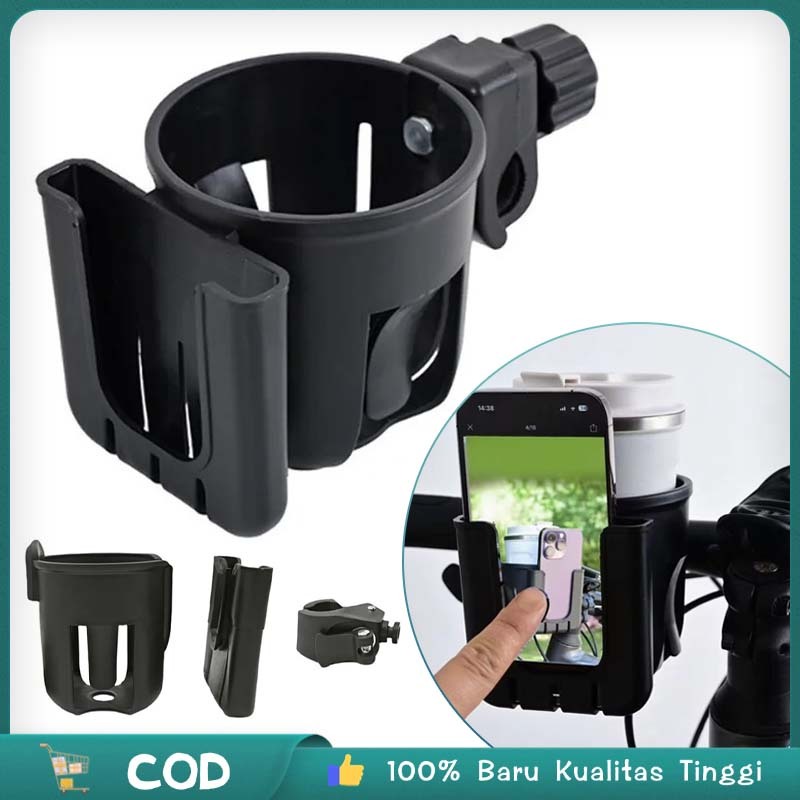 Cup Holder Motor Lipat 360° 2 In 1 Cup Holder Minuman Motor Cup Holder Spion Motor Holder Motor