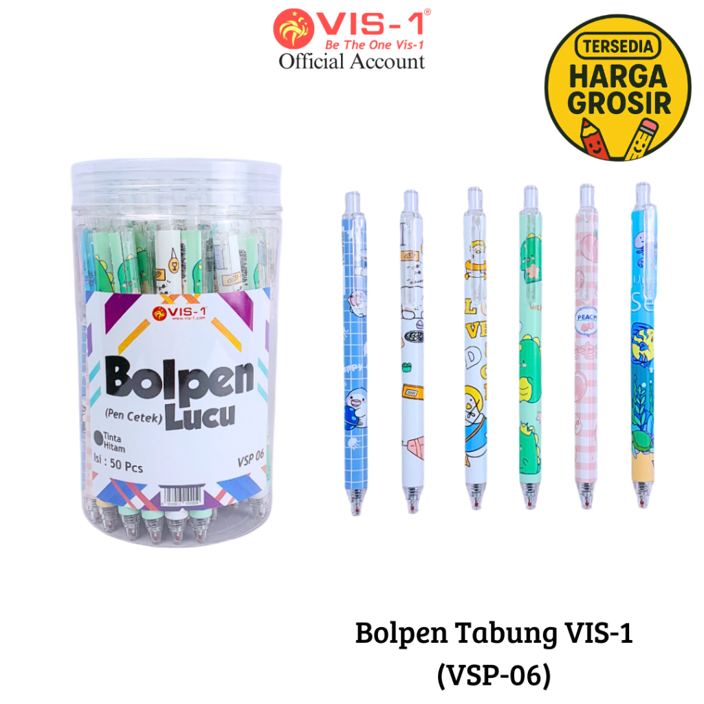 

VIS-1 Pulpen Tabung Cetek VSP-06 / Pen / Pena