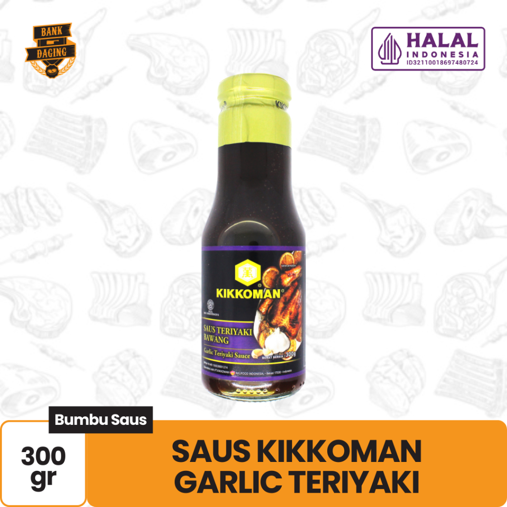 

SAUS KIKKOMAN GARLIC TERIYAKI 300GR