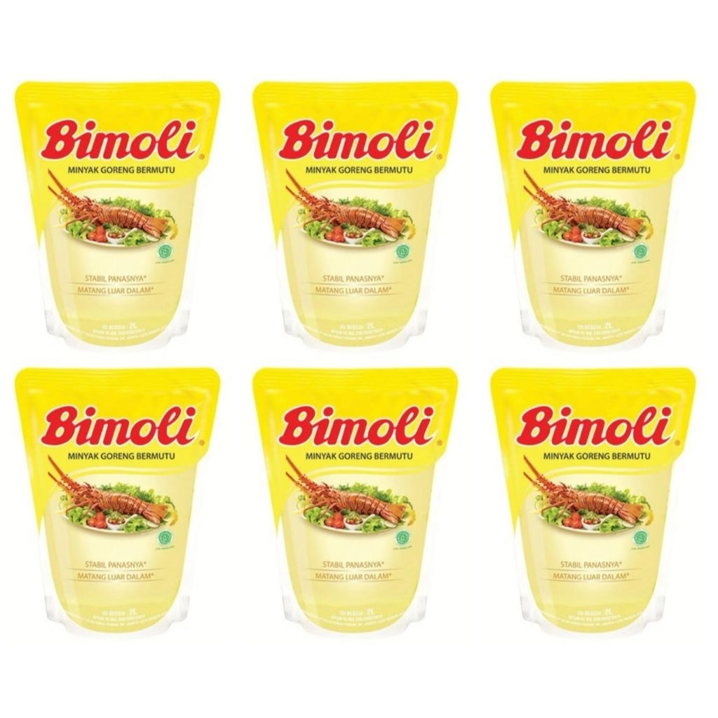 

BIMOLI minyak goreng 2 Liter 1 Dus ( isi 6) exp 2027