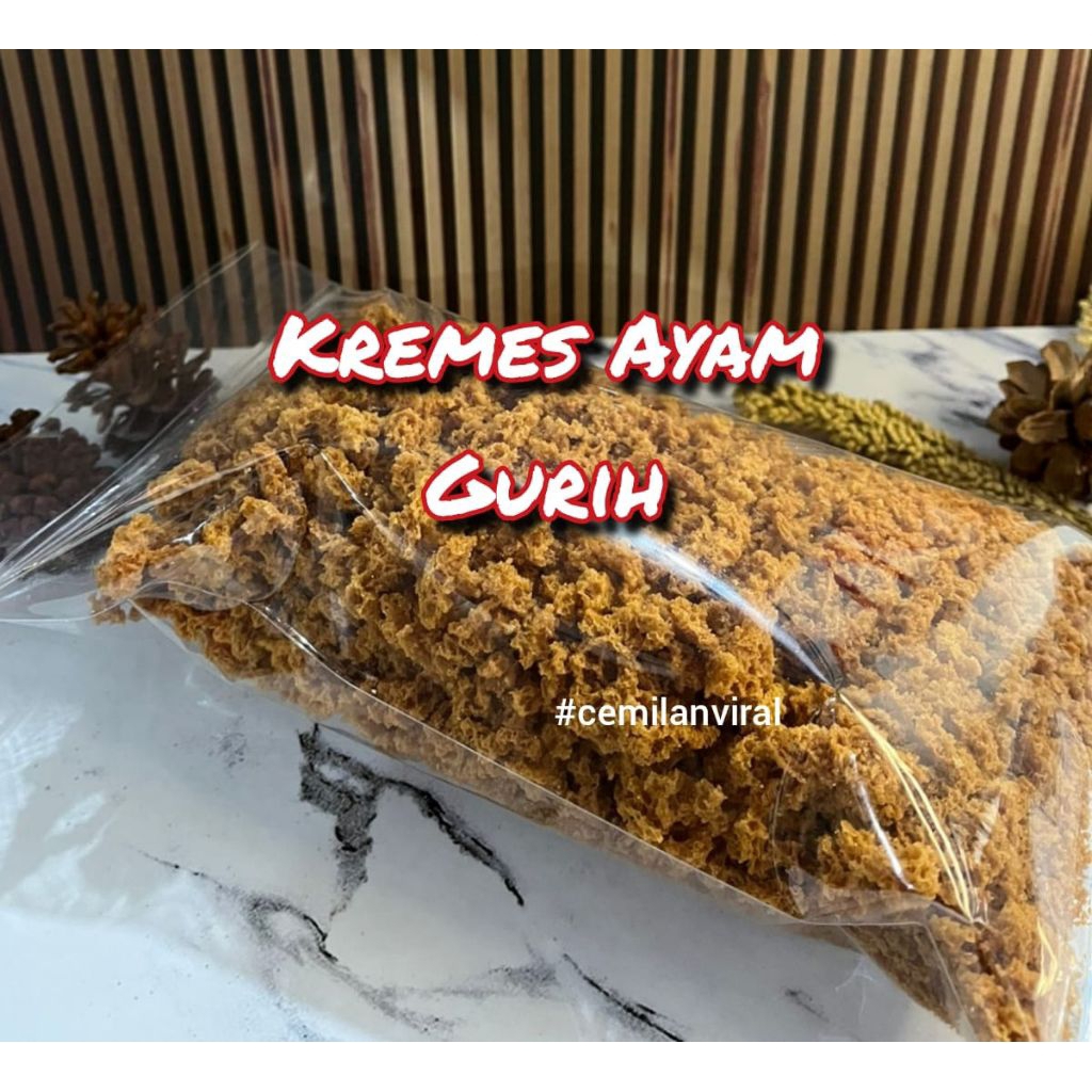

Cemilan Viral Kremes Ayam Gurih Asin dan Pedas Makanan Food Keremes Lauk Nasi