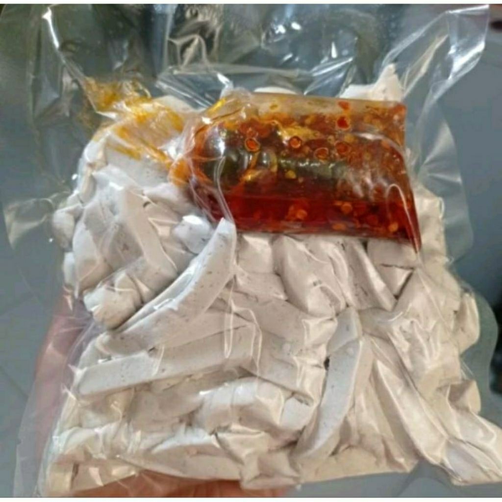 

Basreng mentah iris Chili oil 150 gr.