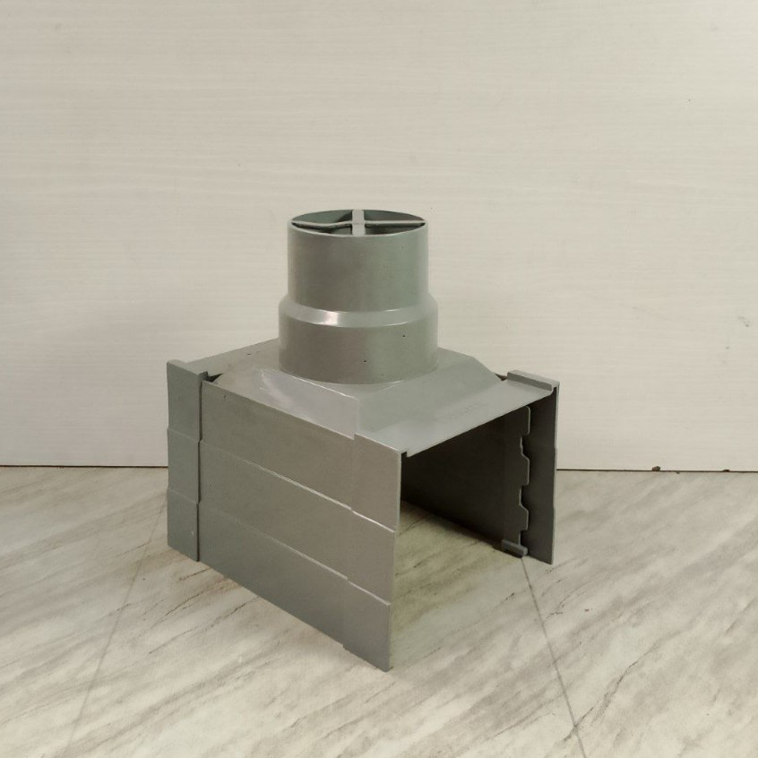 Corong Talang Air PVC Plastik Kotak Merk Sunrise 2 1/2Inch 2 1/2'' dan 3Inch 3'' (GROSIR 24PCS)