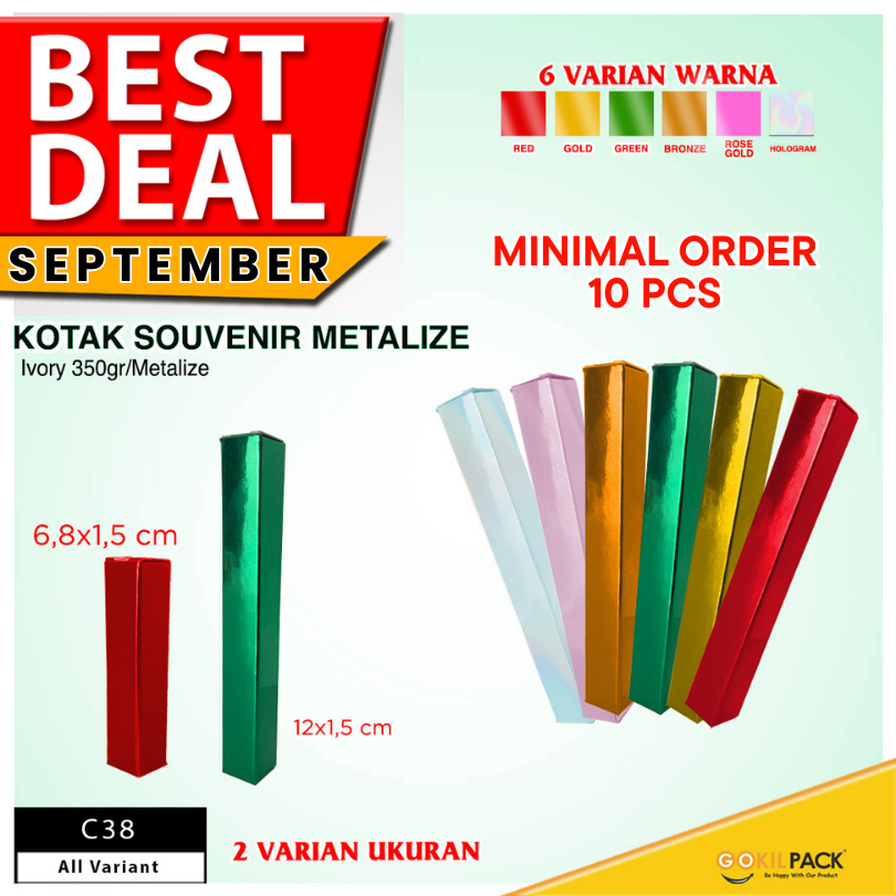 

Kotak Packaging Kecil - Souvenir Metalize Mewah - Dus Hadiah-C38