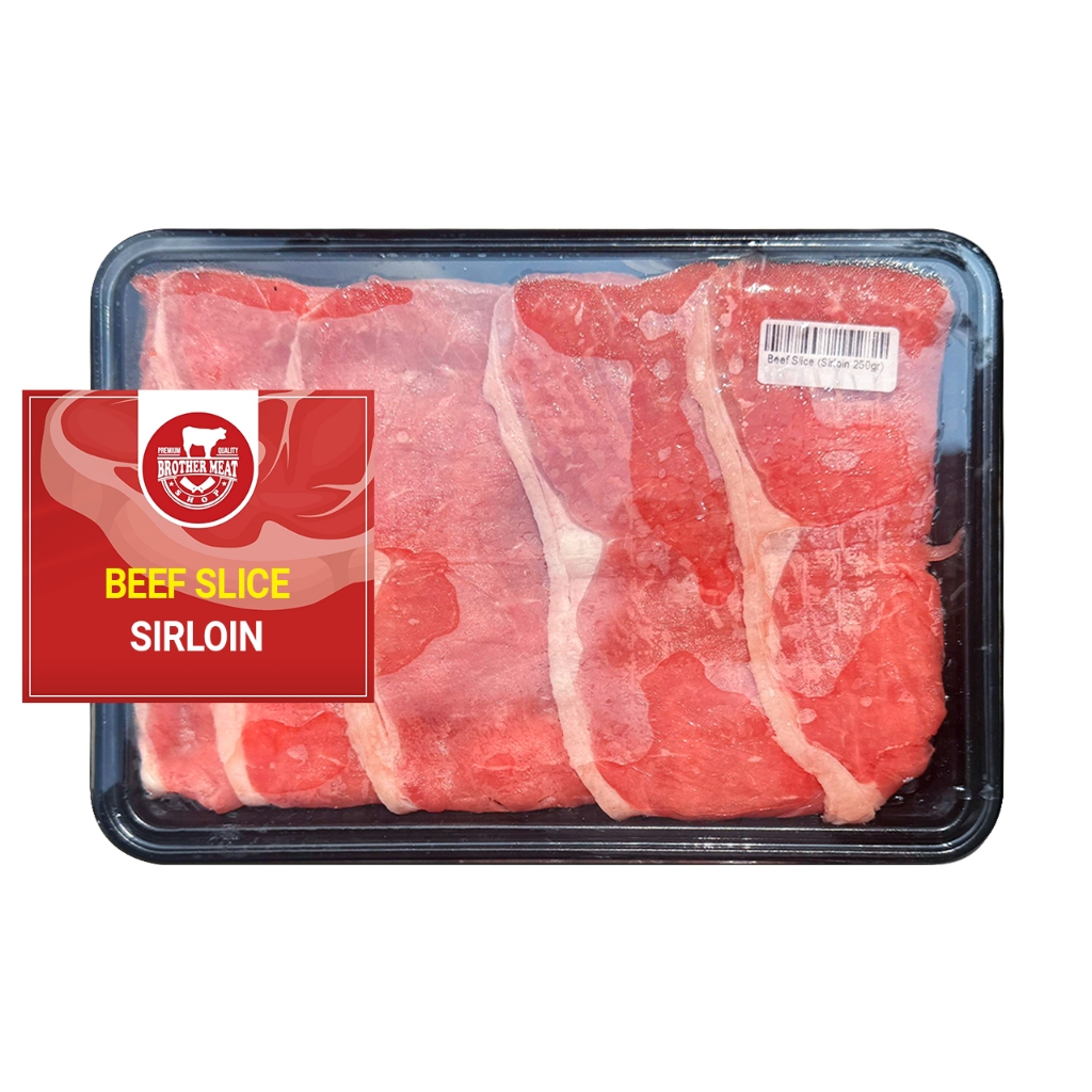 

Beef Slices Sirloin AUS 250gr / Daging Sapi Has Luar - Brothermeatshop