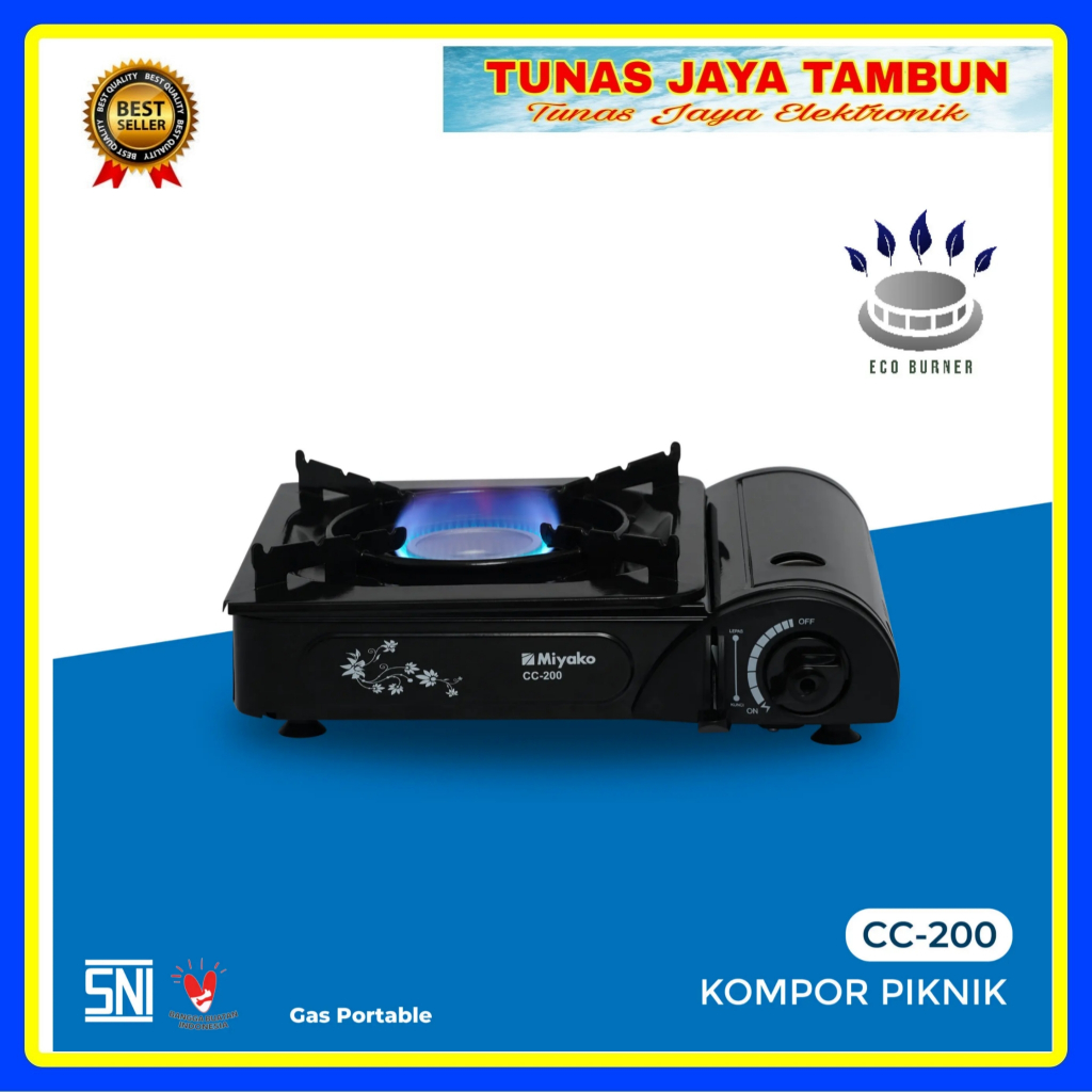 Miyako CC-200 Gas Portable Kompor Pikan / KOMPOR GAS PORTABLE MIYAKO CC 200  / MIYAKO CC-200