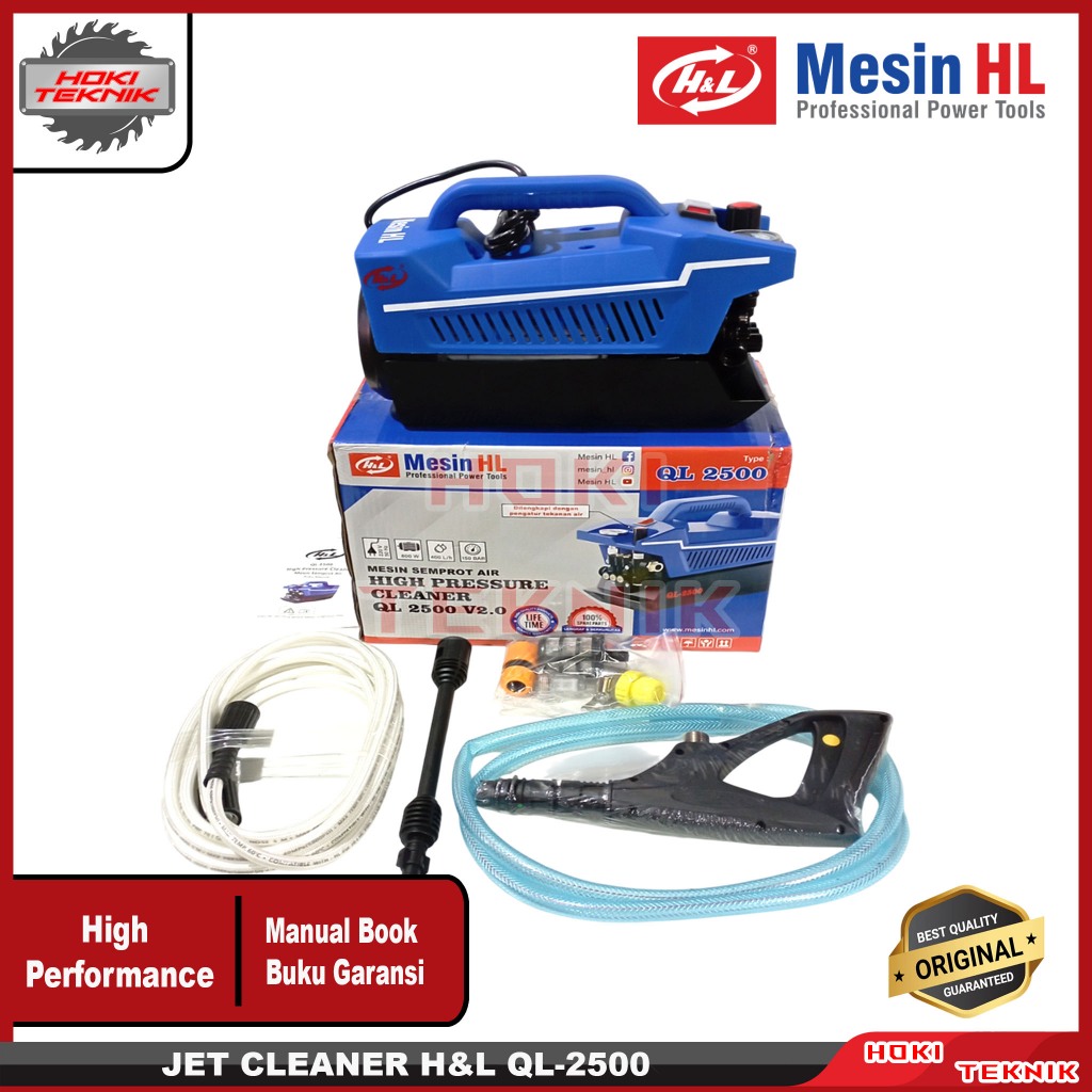 Mesin Jet Cleaner H&L QL2500 Steam Listrik
