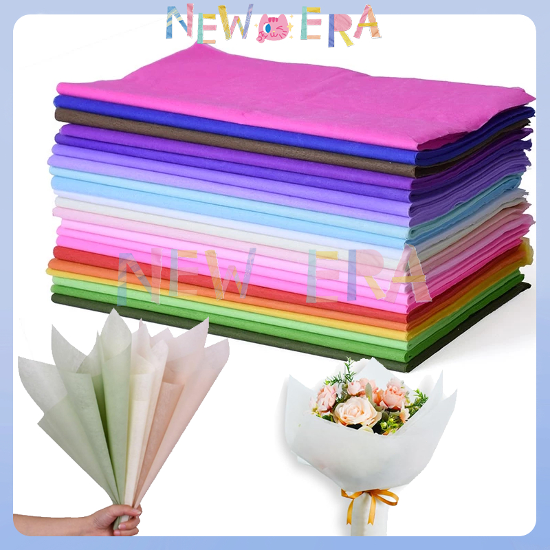 

(29 lembaran ) Kertas Tissue Buket flower wrapping paper kertas tisu