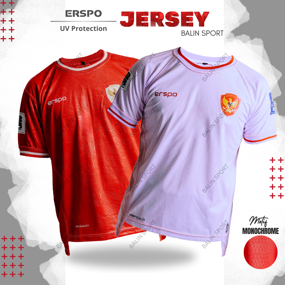 Jersey Timnas Indonesia 2024 unisex Big size kaos Baju bola Erspo