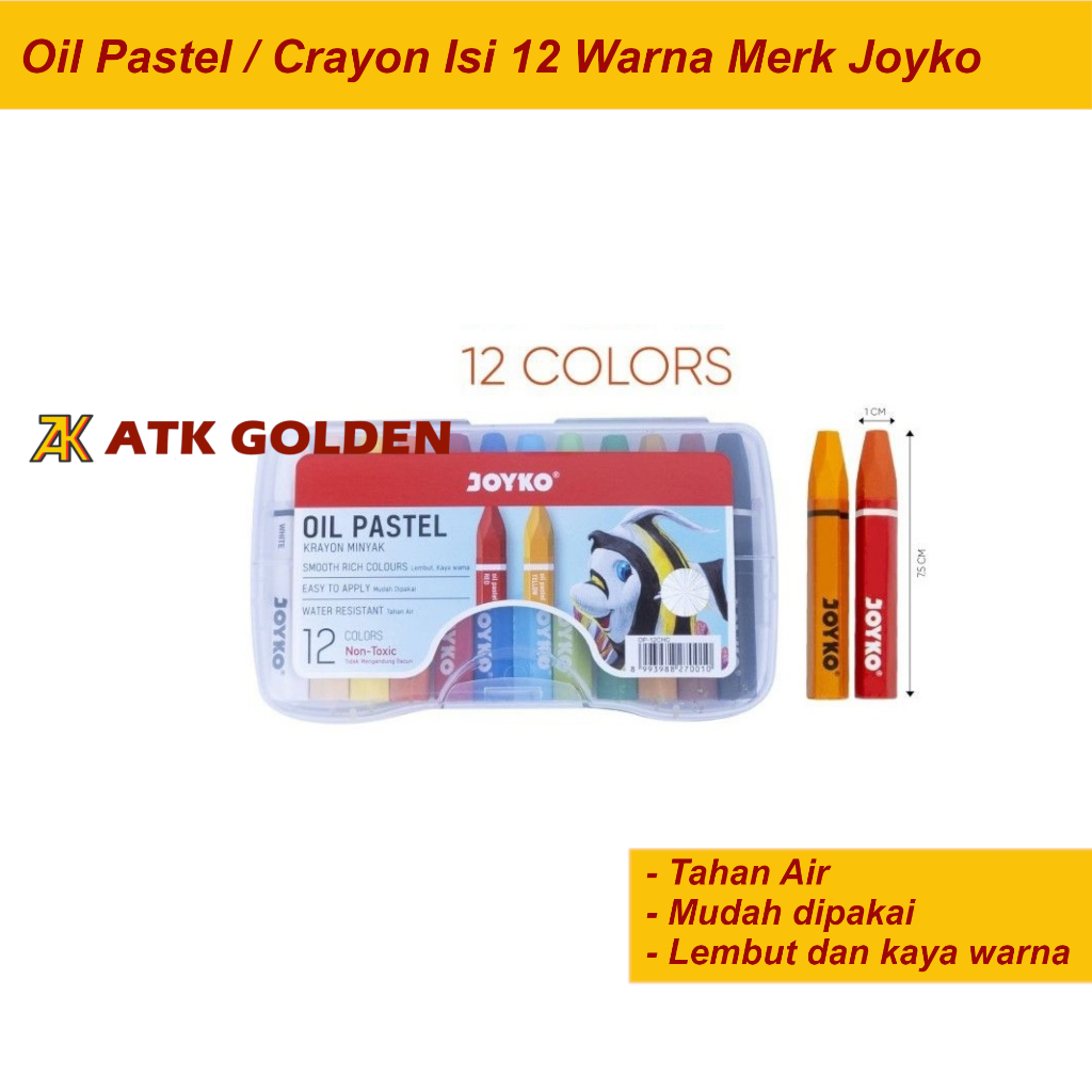 

Crayon Isi 12 Warna JOYKO