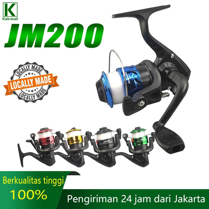 【Ready stok,COD】Reel Pancing Mini Murah Ukuran 500U UTECATE SPOOL PLASTIK 8 BB FREE SENAR