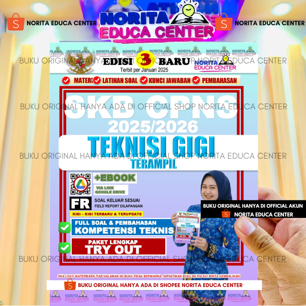 BUKU SKB CPNS TEKNISI GIGI TERAMPIL NORITA EDUCA CENTER