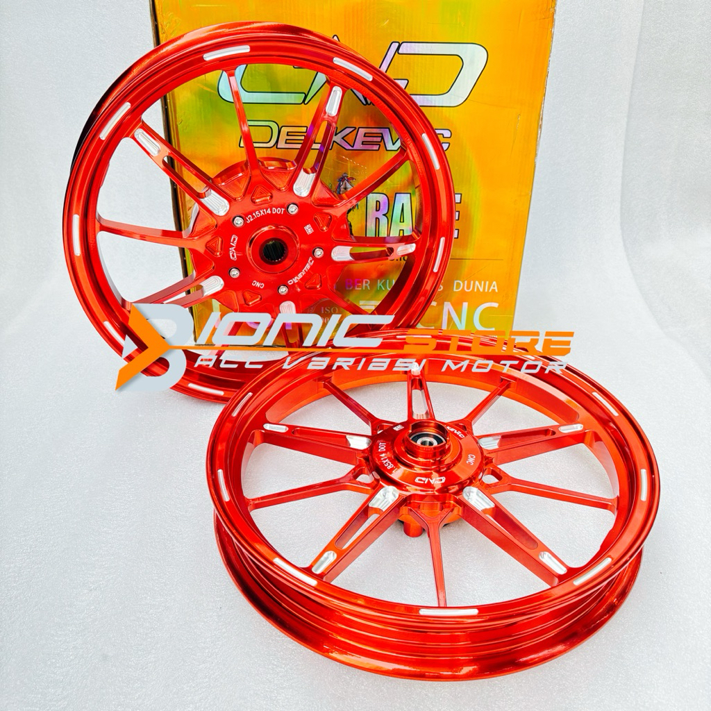 VELG DELKEVIC XSPEED MIO M3 MIO 125 MIO Z SOUL GT 125 UK 185/215-14 DND X SPEED P10