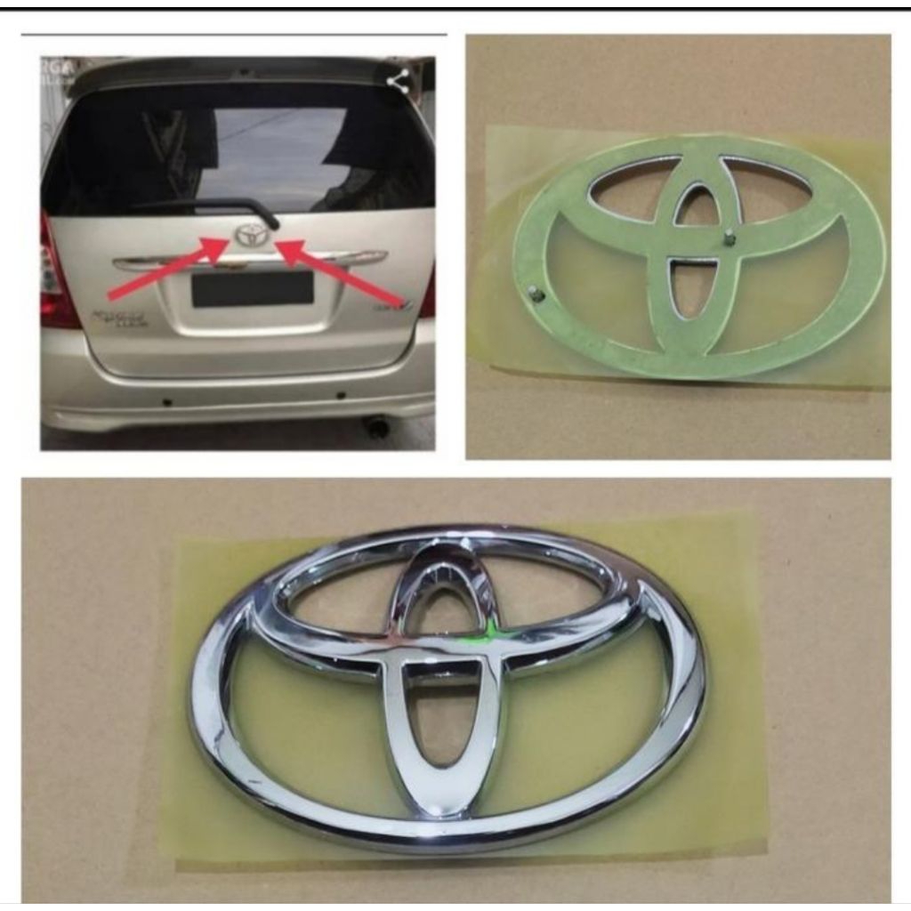 Logo bagasi belakang Innova logo belakang Innova 2004-2015
