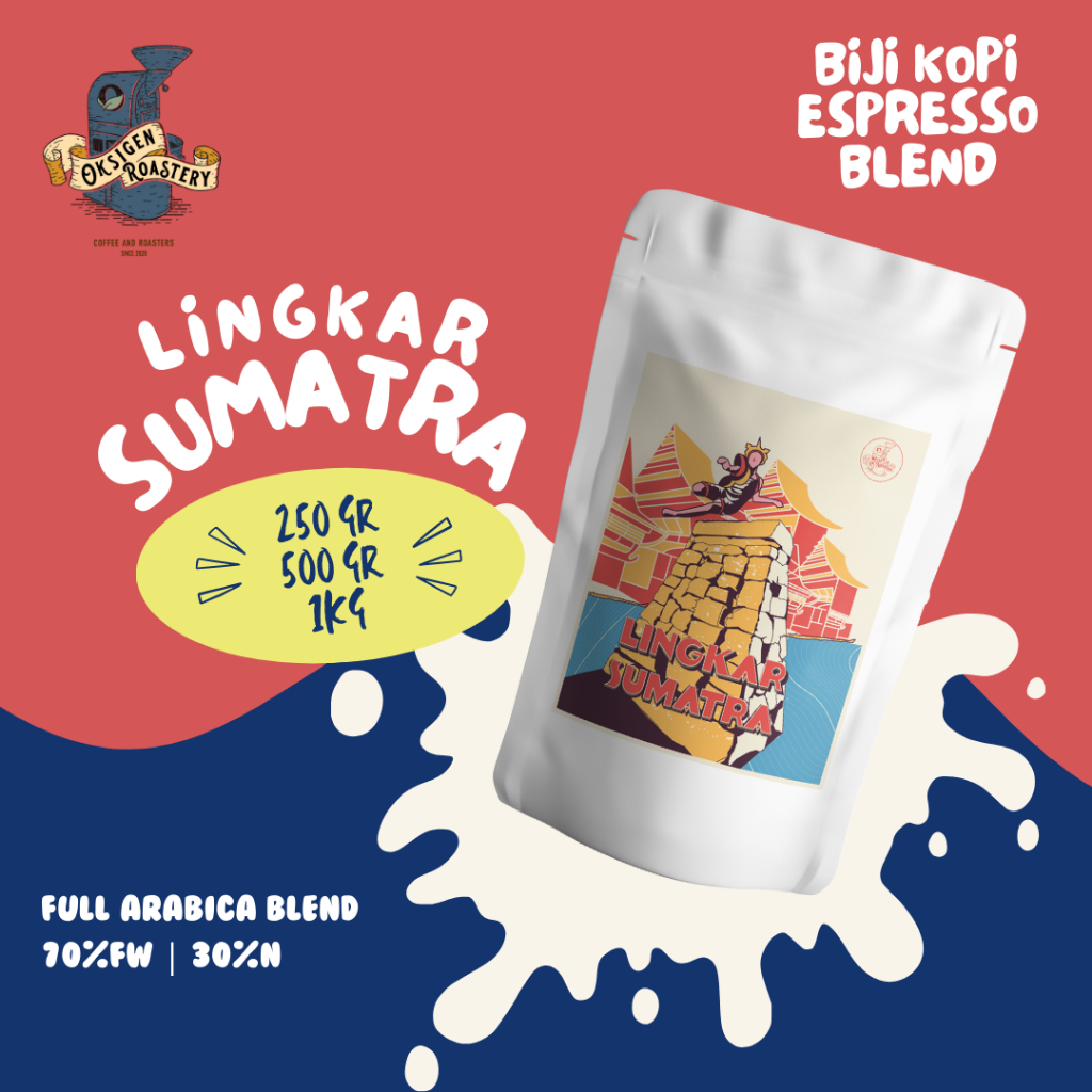 

Kopi Arabika Espresso Blend LINGKAR SUMATRA by Oksigen Roastery