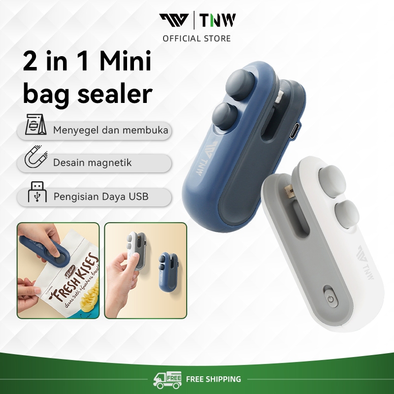 TNW KS3 Snack Sealer Mini Hand Sealer Portable Sealer Pengemas Makanan Press Kemasan Plastik Snack E