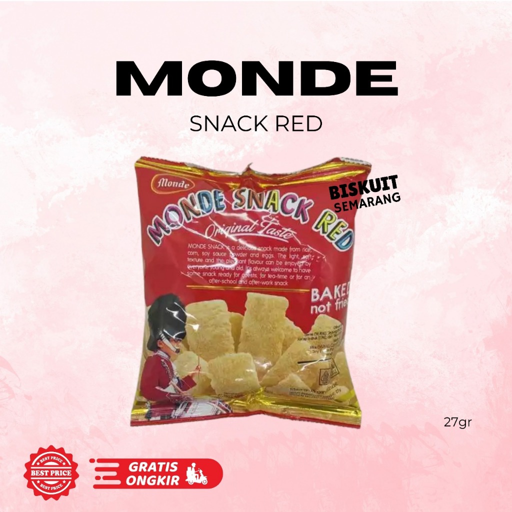 

Monde Snack Red Original Taste 27gr Monde Serena Red