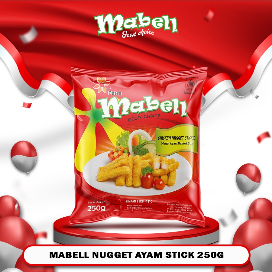 

Mabell Nugget Ayam Stick 250 Gram Promo