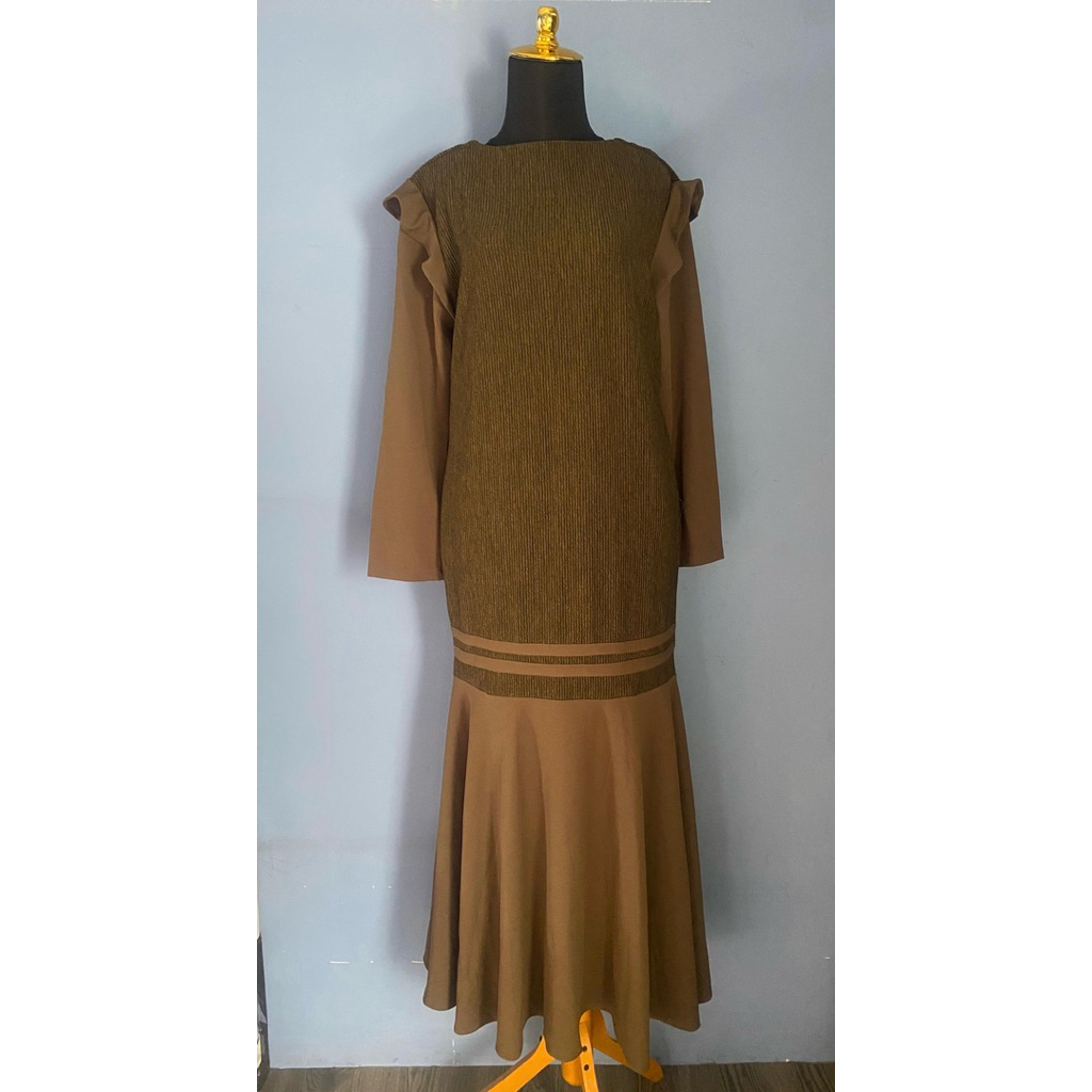 Dress knit duyung panjang