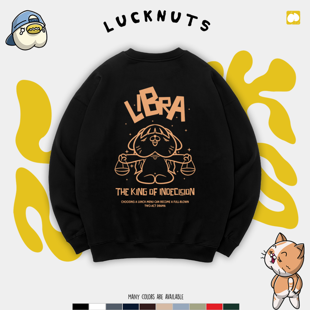 Lucknuts Crewneck LIBRA ZODIAC