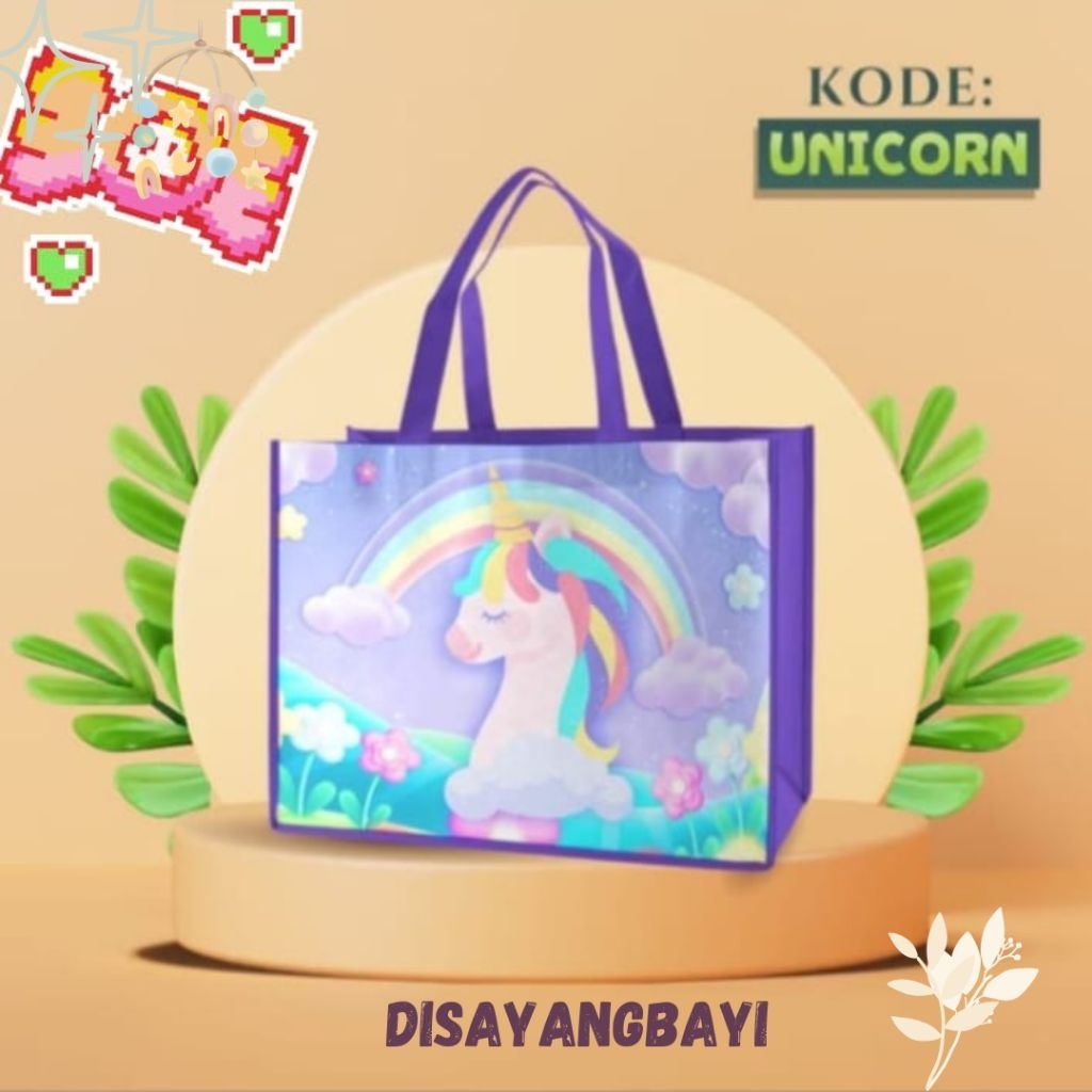 

T153 TAS GOODIE BAG HAMPERS TAS SOUVENIR TAS ULANG TAHUN Disayangbayi