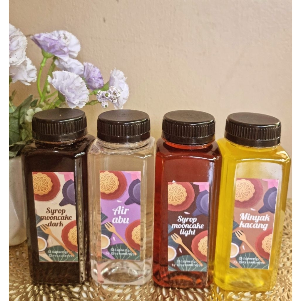 

Golden Syrop Mooncake Dapoerjgc/ Minyak kacang / air abu / syrop mooncake