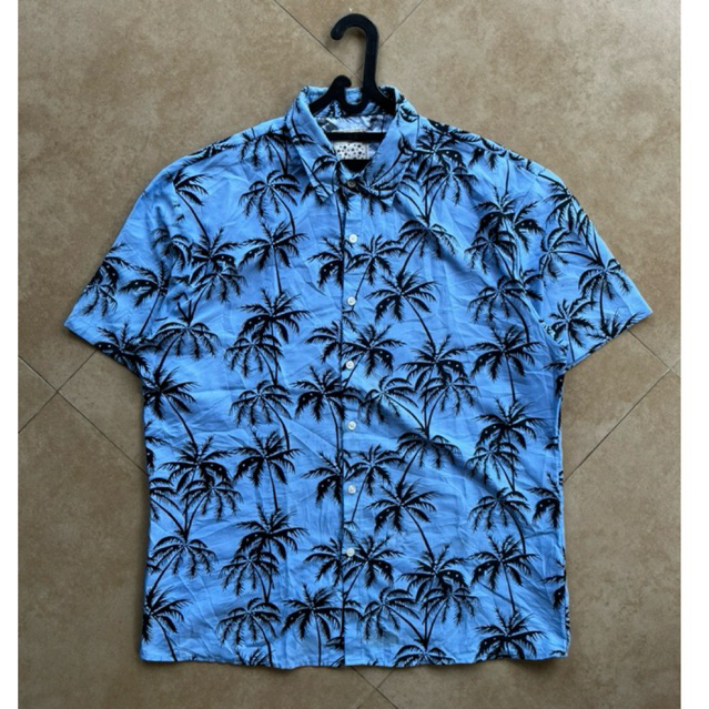 KEMEJA HAWAI CHRISTIAN STEPHANUS BLUE SECOND