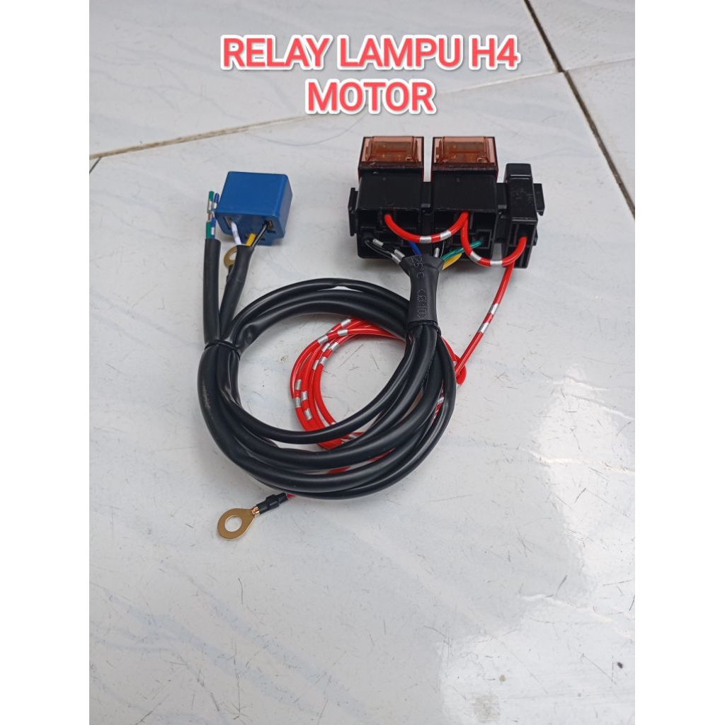 Relay Set Lampu H4 Motor