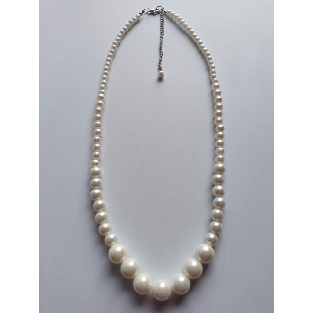 Kalung Hijab Mutiara Rantai Leher Aksesoris Wanita