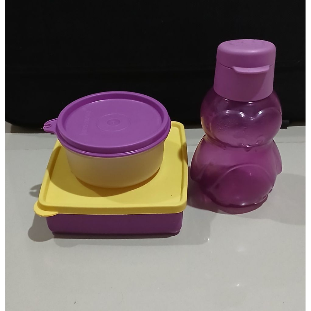 set bekal anak tupperware prelove
