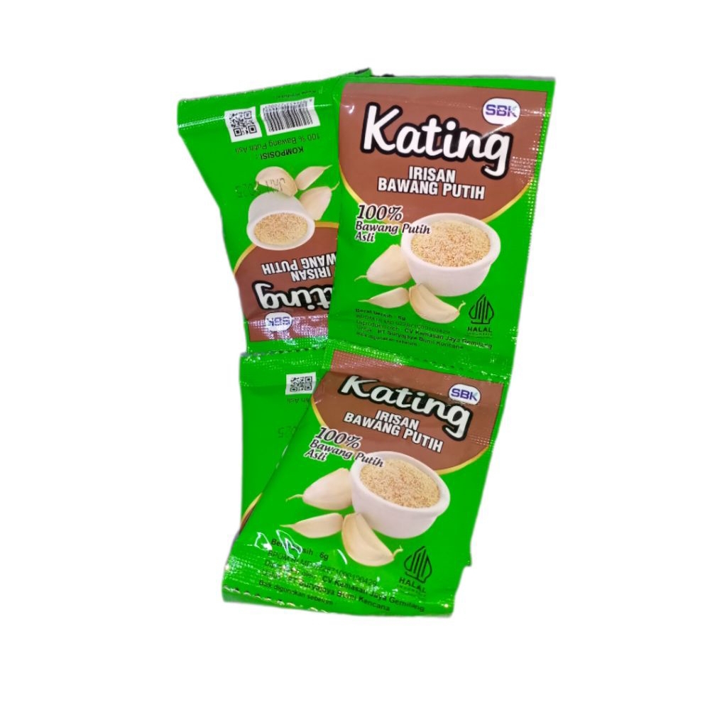

SBK Kating Irisan Bawang Putih 100% Bawang Putih Asli (1 renceng/12 sachet)