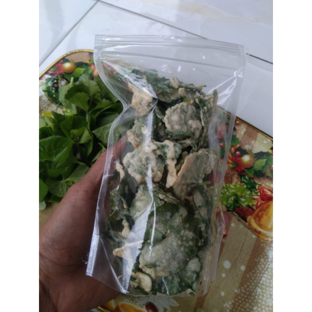 

Keripik daun pegagan/antanan 200 gram