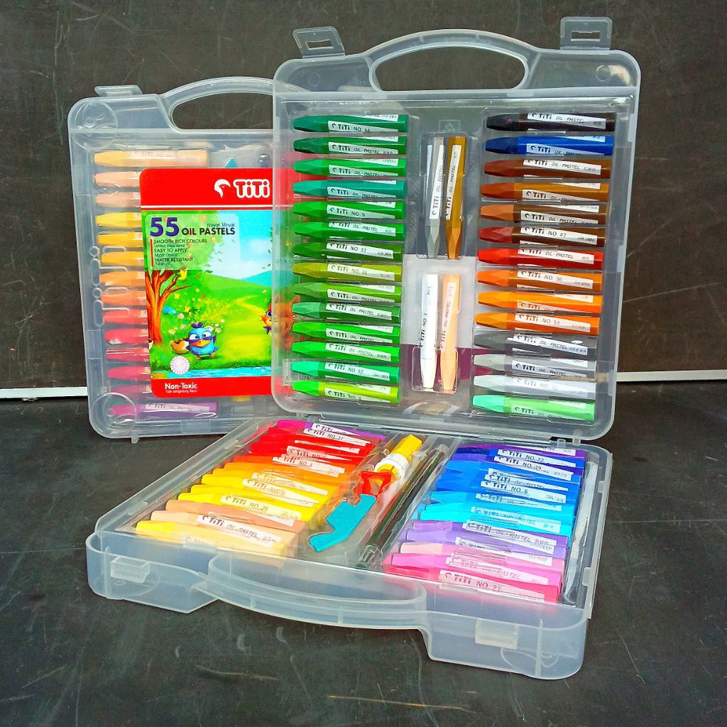 

Crayon Oil Pastel Titi 55 Warna ( Set) [ Original ]