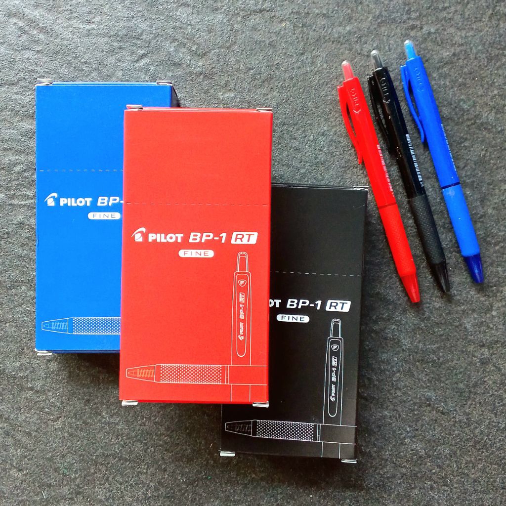 

Pulpen Ballpoint Pilot BP-1 RT ( 12 Pcs ) [ Original ]